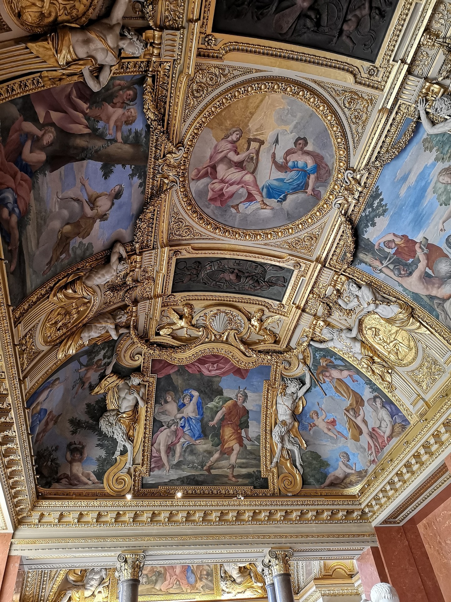 Louvre Museum glass pyramid in Paris